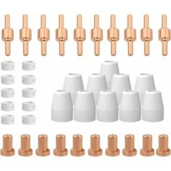 40 PZ PT31 Torcia Taglierina Al Plasma Materiali Di Consumo Per PT-31 LG-40 Torcia CUT-40 Cut50 Taglio Al Plasma Torcia Pistola Di Taglio Al Plasma Punta Ugello Elettrodo Al Plasma