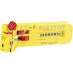 Jokari 40025 PWS Plus 002 Spelafili Adatto Per Fili In PVC, Fili In PTFE 0.25 Fino A 0.80 Mm