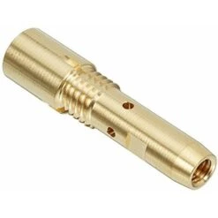 Abicor Binzel 142,0163.5 Contatto Con Punta In Ottone Per Torcia Saldatore, M8 X M12 X 1 Filettatura, 63,4 Mm, Lunghezza (confezione Da 5)