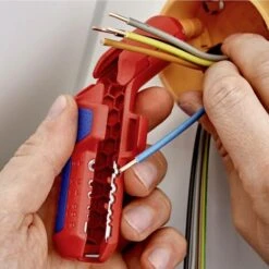 Knipex 16 95 01 SB ErgoStrip Utensile Di Sguainatura Adatto Per Cavi Rotondi, Cavo Per Ambienti Umidi, Cavo Dati, Cavo -ProSald Italia 7091717 2