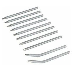 Silverline 196507 Punte Saldatore, 10 Pezzi Set Di 15 W E 25 W
