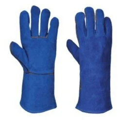 Guanti Di Protezione Per Saldatura Portwest In Pelle Bovina A510 Blu 10