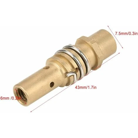 RHAFAYRE Accessorio Di Consumo Per Saldatura MIG Ugello Portapunta 10 Pezzi Per Torcia Torcia 15AK, Accessorio Per Saldatura MIG 4 RHAFAYRE Accessorio Di Consumo Per Saldatura MIG Ugello Portapunta 10 Pezzi Per Torcia Torcia 15AK, Accessorio Per Saldatura MIG - immagine 2