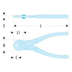 FACOM Pinza Tagliacavi Per Rame/alluminio 170 Mm - 412B.10 -ProSald Italia 76436391 2
