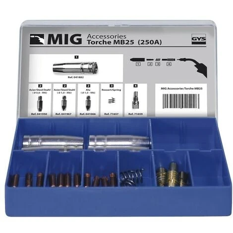 Set GYS Per Torcia MIG 250 A (MB25) - 041233 3 Set GYS Per Torcia MIG 250 A (MB25) - 041233