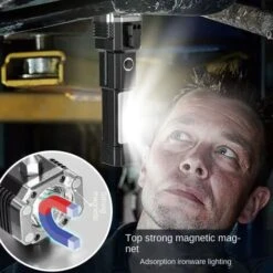 Martello Multifunzionale Per La Rottura Del Finestrino Dell'auto Martello Di Sicurezza Per Il Salvataggio Torcia A Luce Forte Strumento Per La Fuga Di Emergenza COB Per Auto -ProSald Italia 76983057 4