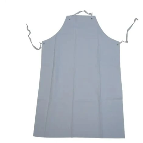 Grembiule Di Protezione Da Lavoro In PVC Impermeabile Multiuso 75x110cm Bianco 3 Grembiule Di Protezione Da Lavoro In PVC Impermeabile Multiuso 75x110cm Bianco
