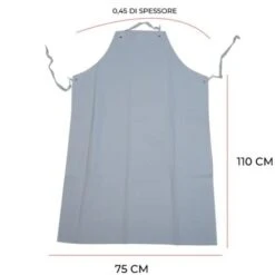 Grembiule Di Protezione Da Lavoro In PVC Impermeabile Multiuso 75x110cm Bianco 10 Grembiule Di Protezione Da Lavoro In PVC Impermeabile Multiuso 75x110cm Bianco -ProSald Italia 77700015 4