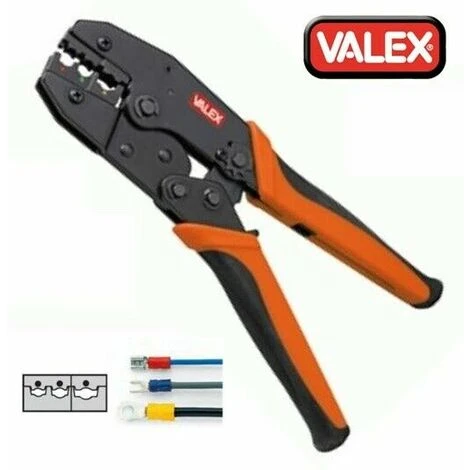 PINZA CRIMPATRICE AGGRAFFATRICE A CRICCHETTO PER CAPICORDA PREISOLATI VALEX 3 PINZA CRIMPATRICE AGGRAFFATRICE A CRICCHETTO PER CAPICORDA PREISOLATI VALEX