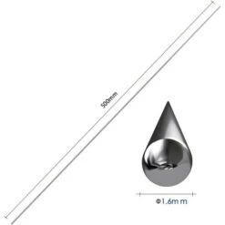 Asta Per Saldatura Animata Con Filo Di Saldatura In Alluminio Puro A Bassa Temperatura, Nessuna Necessità Di Polvere Per Saldatura ( 500 1.6mm 10PCS ) -ProSald Italia 78537743 5