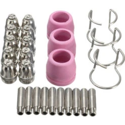 Kit Di Consumabili Per Taglio Al Plasma Da 26 Pezzi SG-55 AG-60 WSD-60P Ugello Punta Torcia Da Taglio