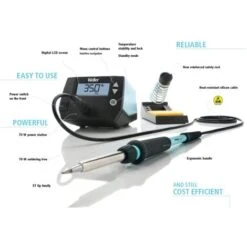 Weller WE 1010 (T0053298699) Stazione Di Saldatura Digitale A 1 Canale, 70 Watt / 230 Volt, Intervallo Di Temperatura Da 100 ° C A 450 ° C, Blu 11 Weller WE 1010 (T0053298699) Stazione Di Saldatura Digitale A 1 Canale, 70 Watt / 230 Volt, Intervallo Di Temperatura Da 100 ° C A 450 ° C, Blu -ProSald Italia 78926383 5