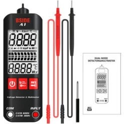 Mini Multimetro LCD Tester Digitale Rilevatore Di Tensione 2000 Conteggi DC/AC Tensione Frequenza Resistenza NCV Continuità Filo Sotto Tensione Controllo Filo Neutro Vero Misuratore RMS (Nero A1) 10 Mini Multimetro LCD Tester Digitale Rilevatore Di Tensione 2000 Conteggi DC/AC Tensione Frequenza Resistenza NCV Continuità Filo Sotto Tensione Controllo Filo Neutro Vero Misuratore RMS (Nero A1) -ProSald Italia 79171800 4