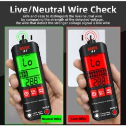Mini Multimetro LCD Tester Digitale Rilevatore Di Tensione 2000 Conteggi DC/AC Tensione Frequenza Resistenza NCV Continuità Filo Sotto Tensione Controllo Filo Neutro Vero Misuratore RMS (Nero A1) 11 Mini Multimetro LCD Tester Digitale Rilevatore Di Tensione 2000 Conteggi DC/AC Tensione Frequenza Resistenza NCV Continuità Filo Sotto Tensione Controllo Filo Neutro Vero Misuratore RMS (Nero A1) -ProSald Italia 79171800 5