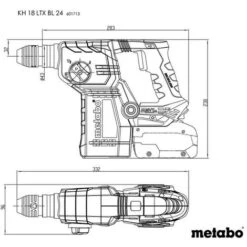 Martello Combinato A Batteria SDS-Plus Metabo KH 18 LTX BL 24 18 V 4.0 Ah 9 Martello Combinato A Batteria SDS-Plus Metabo KH 18 LTX BL 24 18 V 4.0 Ah -ProSald Italia 79629071 4