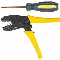 Set Con Pinza Crimpatrice E Matrici Da 0,5-6mm² Con Custodia - Pinza Crimpatrice, Crimpatrice, Pinza Per Crimpare -ProSald Italia 8008758 2