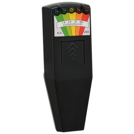 Misuratore EMF A 5 LED Rilevatore Di Campo Magnetizzante Fantasma Che Rileva Il Contatore Degli Strumenti Dell'attrezzatura Paranormale (nero) 4 Misuratore EMF A 5 LED Rilevatore Di Campo Magnetizzante Fantasma Che Rileva Il Contatore Degli Strumenti Dell'attrezzatura Paranormale (nero) - immagine 2