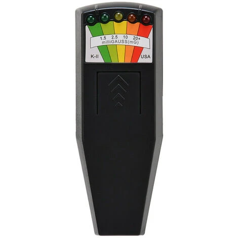 Misuratore EMF A 5 LED Rilevatore Di Campo Magnetizzante Fantasma Che Rileva Il Contatore Degli Strumenti Dell'attrezzatura Paranormale (nero) 5 Misuratore EMF A 5 LED Rilevatore Di Campo Magnetizzante Fantasma Che Rileva Il Contatore Degli Strumenti Dell'attrezzatura Paranormale (nero) - immagine 3