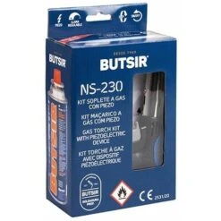 SALDATORE BRUCIATORE SVERNICIATORE CANNELLO A GAS ACC.PIEZO CON CARTUCCIA 227 Gr -ProSald Italia 80693697 3