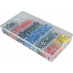 MINKUROW 1200 Pezzi Set Di Puntali Per Cavi Scatole Terminali A Crimpare Isolate Terminali Per Cavi Elettrici Terminali Per Cavi 0,5-10 Mm² Per Applicazioni Marittime E Automobilistiche -ProSald Italia 80890185 5