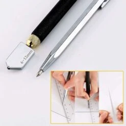 Tagliavetro Professionale Tagliavetro Per Vetro Da 2-20 Mm Con 2 Teste Tagliavetro A Goccia D'olio E Cacciavite Per Tagli Precisi Nel Vetro READCLY -ProSald Italia 80961400 4