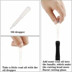 Tagliavetro Professionale Tagliavetro Per Vetro Da 2-20 Mm Con 2 Teste Tagliavetro A Goccia D'olio E Cacciavite Per Tagli Precisi Nel Vetro READCLY -ProSald Italia 80961400 5