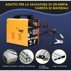 RELAX4LIFE Saldatrice MIG 130, Attrezzatura Per Saldatura Certificata Con Maschera, Alto Livello D’Isolamento H, Dispositivo Di Ventilazione Per Dissipare Calore, AC Regolabile In 4 Posizioni (Giallo) 11 RELAX4LIFE Saldatrice MIG 130, Attrezzatura Per Saldatura Certificata Con Maschera, Alto Livello D’Isolamento H, Dispositivo Di Ventilazione Per Dissipare Calore, AC Regolabile In 4 Posizioni (Giallo) -ProSald Italia 81944963 5