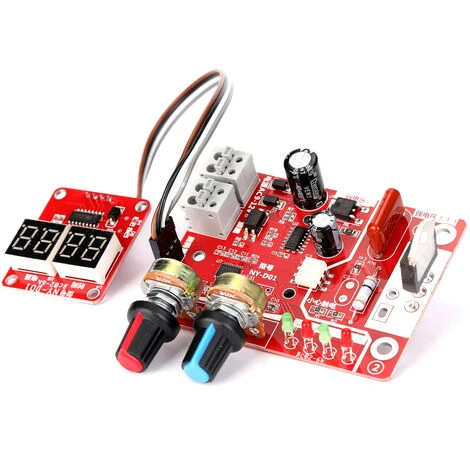 Saldatrice A Punti Pannello Di Controllo Fai-da-te Funzione Di Controllo Del Tempo E Della Corrente Con Display Digitale (100A) 3 Saldatrice A Punti Pannello Di Controllo Fai-da-te Funzione Di Controllo Del Tempo E Della Corrente Con Display Digitale (100A)