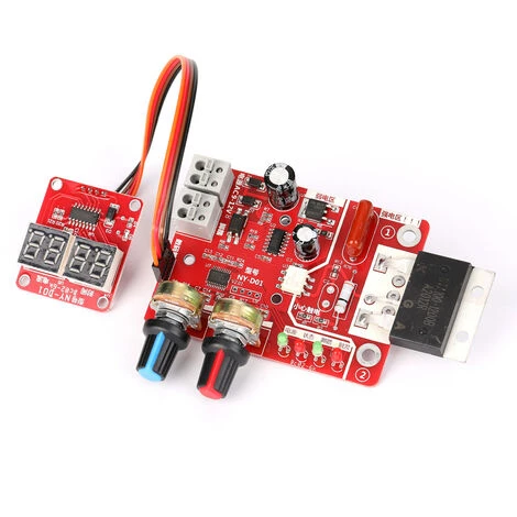 Saldatrice A Punti Pannello Di Controllo Fai-da-te Funzione Di Controllo Del Tempo E Della Corrente Con Display Digitale (100A) 6 Saldatrice A Punti Pannello Di Controllo Fai-da-te Funzione Di Controllo Del Tempo E Della Corrente Con Display Digitale (100A) - immagine 4