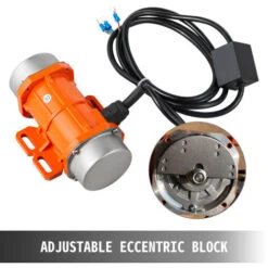 VEVOR 40W Vibratore Per Calcestruzzo, Motore A Vibrazione, 220V 50Hz 40W, Motore Monofase, 3000Rpm, Motore Vibrante, Motore Elettrico A Vibrazione Per Calcestruzzo, Forza Di Eccitazione Regolabile -ProSald Italia 82818344 5