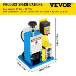VEVOR Macchina Spellacavi Elettrica Professionale Singola Fase, 220 V 20 Piedi/min Potenza 1/4 HP 180 W Spelacavi Portatile Per Il Riciclaggio Del Rame Per Rimuovere L'Isolamento In Plastica E Gomma. -ProSald Italia 82818629 2