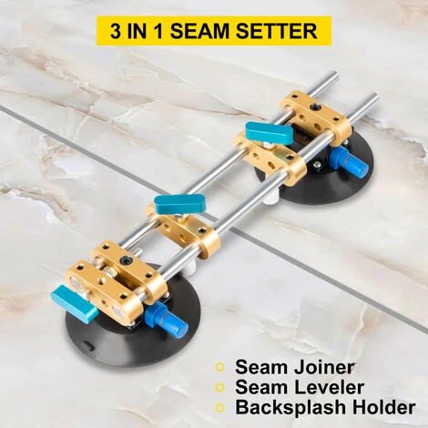 VEVOR 2 Pezzi Di Ventose Per Vetri Piastrelle Pietre Superfici, Strumento DeInstallazione, Con Cassetta Degli Attrezzi 4 VEVOR 2 Pezzi Di Ventose Per Vetri Piastrelle Pietre Superfici, Strumento DeInstallazione, Con Cassetta Degli Attrezzi - immagine 2