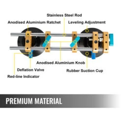 VEVOR 2 Pezzi Di Ventose Per Vetri Piastrelle Pietre Superfici, Strumento DeInstallazione, Con Cassetta Degli Attrezzi 10 VEVOR 2 Pezzi Di Ventose Per Vetri Piastrelle Pietre Superfici, Strumento DeInstallazione, Con Cassetta Degli Attrezzi -ProSald Italia 82819024 4