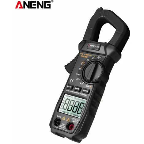 Multimetro Digitale ST209 Pinza Amperometrica 6000 Conteggi True RMS Amp DC/AC Corrente Pinza Tester Misuratori Voltmetro Auto Ranging Display LCD (Nero) 3 Multimetro Digitale ST209 Pinza Amperometrica 6000 Conteggi True RMS Amp DC/AC Corrente Pinza Tester Misuratori Voltmetro Auto Ranging Display LCD (Nero)