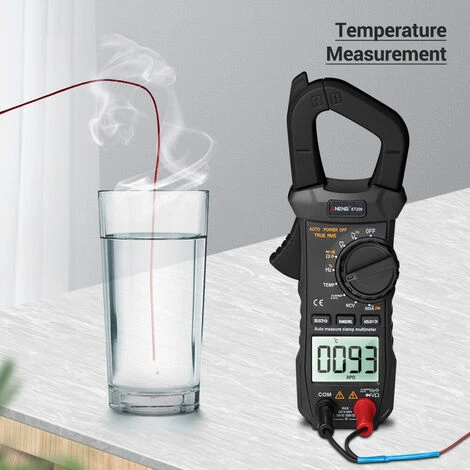 Multimetro Digitale ST209 Pinza Amperometrica 6000 Conteggi True RMS Amp DC/AC Corrente Pinza Tester Misuratori Voltmetro Auto Ranging Display LCD (Nero) 6 Multimetro Digitale ST209 Pinza Amperometrica 6000 Conteggi True RMS Amp DC/AC Corrente Pinza Tester Misuratori Voltmetro Auto Ranging Display LCD (Nero) - immagine 4