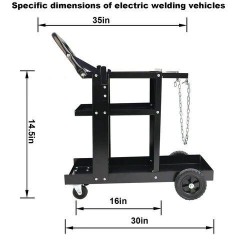 Auto Di Saldatura Mobile 3 Strati (Carico 90 Kg) Carrello Utensili Per Saldatura Con Catena 5 Auto Di Saldatura Mobile 3 Strati (Carico 90 Kg) Carrello Utensili Per Saldatura Con Catena - immagine 3