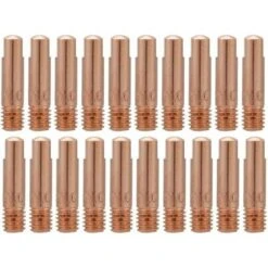 Prima pagina 18 20Pcs Punta Di Contatto In Rame Per Saldatura Punta Per Materiali Di Consumo Torcia Per Saldatura MIG MAG 15AK (1.0)