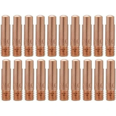 Punte Di Contatto Per Saldatura Punta Di Contatto In Rame Da 20 Pezzi Per Materiali Di Consumo Per Torce Di Saldatura MIG/MAG 15AK (0,8) 3 Punte Di Contatto Per Saldatura Punta Di Contatto In Rame Da 20 Pezzi Per Materiali Di Consumo Per Torce Di Saldatura MIG/MAG 15AK (0,8)