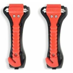 Martelli Di Emergenza Da 2 Pezzi Con Rompivetro E Taglierino Per Cintura Di Sicurezza Per Auto Di Grandi Dimensioni