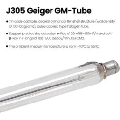 J305 Geiger Counter Tube Rivelatore Di Radiazioni Nucleari Accessorio Per Monitor Di Radiazioni A Tubo GM -ProSald Italia 87413230 2