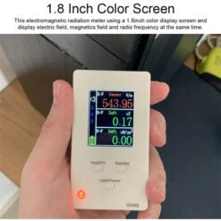 QA062 Misuratore EMF Portatile Portatile Rilevatore Di Radiazioni Elettromagnetiche Tester Di Campo Elettrico Test Radio Campo Magnetico Schermo Di Visualizzazione A Colori Da 1,8 Pollici Per Elettrod -ProSald Italia 87413410 2