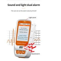 Rilevatore Multifunzionale Di Radiazioni Nucleari Dispositivo Di Rilevamento Radiazioni Raggi X β γ Macchina Di Monitoraggio In Tempo Reale Display TFT Da 2,0 Pollici Con Funzione Di Allarmi Luminosi -ProSald Italia 87413418 3
