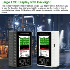 Rilevatore Di Radiazioni Nucleari Portatile Palmare Rilevatore Di Radiazioni Elettromagnetiche Laboratorio Domestico Ospedale Contatore Geiger Radioattivo In Marmo Multifunzione Rilevatore Di Radiazio -ProSald Italia 87413464 2