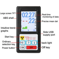Rilevatore Di Radiazioni Nucleari Contatore Geiger Misuratore Di Rilevamento Radioattivo Portatile Dosimetro Radioattivo Rivelatore Beta Gamma A Raggi X (bianco) 8 Rilevatore Di Radiazioni Nucleari Contatore Geiger Misuratore Di Rilevamento Radioattivo Portatile Dosimetro Radioattivo Rivelatore Beta Gamma A Raggi X (bianco) -ProSald Italia 87413493 2