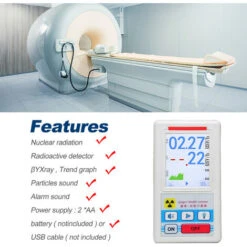 Rilevatore Di Radiazioni Nucleari Contatore Geiger Misuratore Di Rilevamento Radioattivo Portatile Dosimetro Radioattivo Rivelatore Beta Gamma A Raggi X (bianco) 9 Rilevatore Di Radiazioni Nucleari Contatore Geiger Misuratore Di Rilevamento Radioattivo Portatile Dosimetro Radioattivo Rivelatore Beta Gamma A Raggi X (bianco) -ProSald Italia 87413493 3