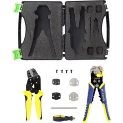 Pinze Per Cavi Professionali Ingegneria Multifunzionale Terminali A Cricchetto Pinze A Crimpare Spelafili Lacci Per Ghiere Crimpatrice Terminali Per Cavi Kit Pinze -ProSald Italia 87413654 2