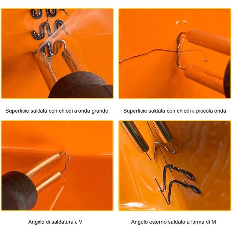 Saldatore Plastica Graffette Saldatrice Calda 70W Kit Riparazione Carrozzeria 5 Saldatore Plastica Graffette Saldatrice Calda 70W Kit Riparazione Carrozzeria - immagine 3