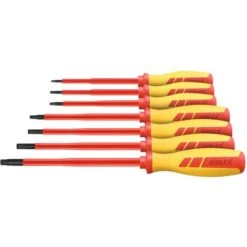 HOLEX - Set Di Giraviti Per Viti Torx Interamente Isolati, Numero Di Giraviti: 7