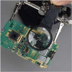 LITZEEStazione Di Saldatura Di Terza Mano 5 Led Lente D'ingrandimento Supporto Per Lenti 2.5x/7.5x/10x Con Morsetto Per La Modellazione Di Riparazione Di Saldatura -ProSald Italia 88936833 3