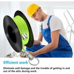 Estrattore Di Filo Magnetico, Set Di Estrattori Di Filo Magnetico Con Usato Per Elettricista/riparazione Dispositivo Di Scorrimento Del Cavo Regalo Per Marito/padre -ProSald Italia 88941107 4